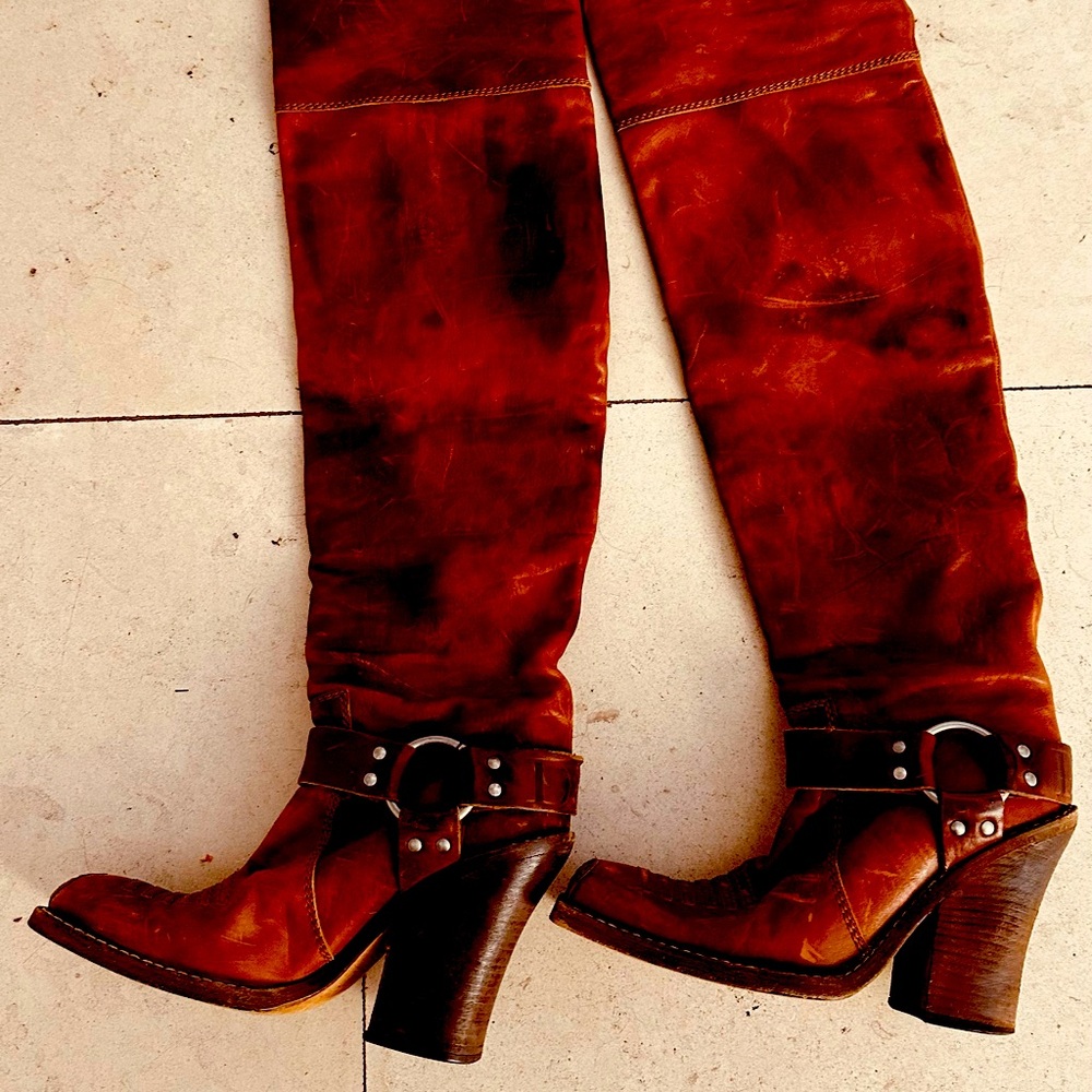 DIOR OVER THE KNEE VINTAGE BOOTS  39
